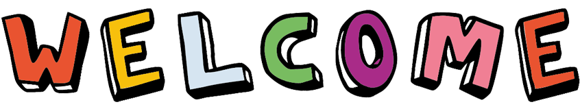 letters spelling Welcome